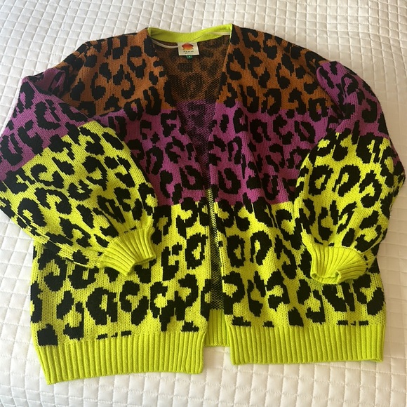 Farm Rio Leopard Cardigan - Picture 4 of 5